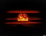 Mushroom cloud with multiple condensation rings from the Castle Union 6.9 Mt hydrogen bomb test