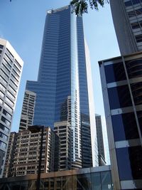 Large Capella tower and U.S. Bancorp towers reflection