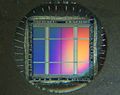 Close up of a EPROM die