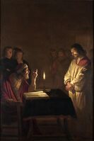 Christ before the High Priest, 1617ح. 1617, National Gallery, London