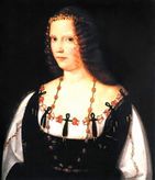 Presumed portrait of Lucrezia Borgia by Bartolomeo Veneto