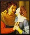 Les Amours d'Héloïse et d'Abeilard (1819), oil on canvas (fragment)
