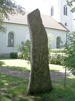 The Ledberg stone at Ledberg Church, Östergötland, Sweden