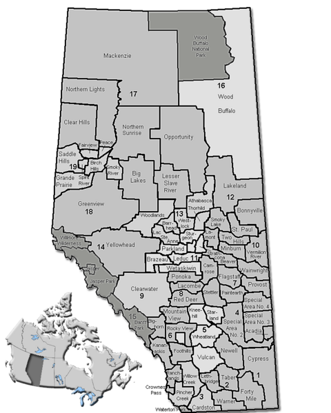 ملف:Alberta municipal districts.png