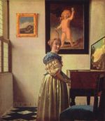 A Lady Standing at a Virginal (1670-1673)