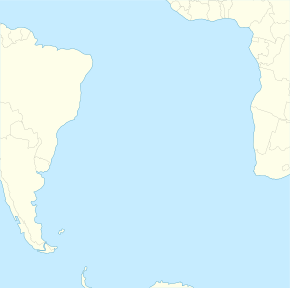 تريستان دا كونيا is located in South Atlantic