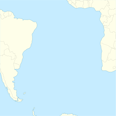 Location map South Atlantic