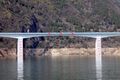 The Shennongxi Bridge near its confluence with the Yangtze River.