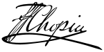 توقيع شوپان.