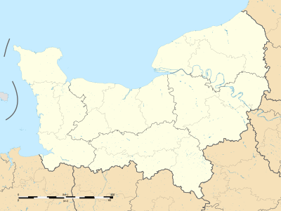Normandie region location map.svg