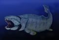 Dunkleosteus, one of the largest armoured fishes to ever roam the planet, lived during the late Devonian.