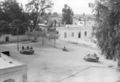 British bren-gun carriers occupy a commanding position during the search for guerrillas in the sniper-ridden southwest section of Ismalia, Egypt, Jan. 19, 1952, after an outbreak of violence in the area, during which two soldiers and a nun were killed, and nine other soldiers were injured. (AP Photo)
