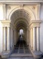 Architectural trompe-l'œil in the Palazzo Spada, روما، بريشة فرانچسكو بورّوميني