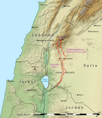 رجم الهري is located in مرتفعات الجولان