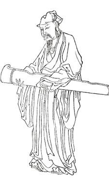 From the book "Wan hsiao tang-Chu chuang -Hua chuan"（晩笑堂竹荘畫傳）, published in 1921（民国十年）.