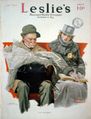Fact and Fiction, cover, "Leslie's illustrated weekly newspaper" (1917)