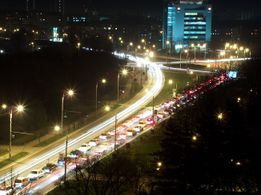 Evening rush hour