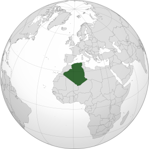 Location of الجزائر