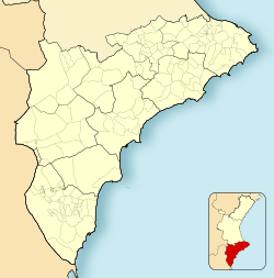 دانية is located in مقاطعة أليكانته