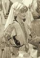 Macedonian girl in traditional folk dress.