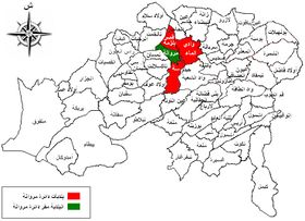 موقع بلديات دائرة مروانة