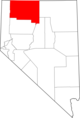 State map highlighting Humboldt County