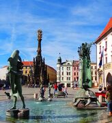 Square with Holy Trinity Column