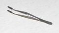 Stamp tongs with rounded tips help to prevent damage to stamps from skin oils and rough handling.
