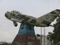 The MiG monument in Hargeisa commemorating the Somaliland region's breakaway attempt from the rest of Somalia during the 1980s. It serves as a symbol of struggle for the province's residents.[38]