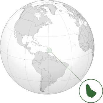موقع Barbados