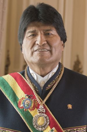 Morales looking to the side