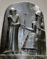 P1050771 Louvre code Hammurabi bas relief rwk.JPG