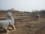 Two bixies near the tomb of Xiao Zhengli