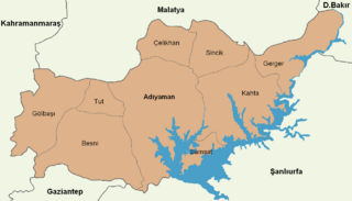 Adıyaman location districts.png
