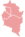 Map indicating the districts of Vorarlberg