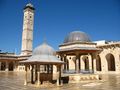Great Mosque of Aleppo after much of renovations, before destruction in 2013.