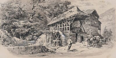 Gustav Bauernfeind Die Mühle in Inschi.jpg