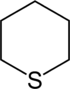 Structure of Thiane