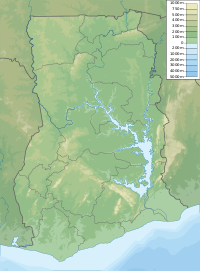 Location map/data/Ghana is located in Ghana