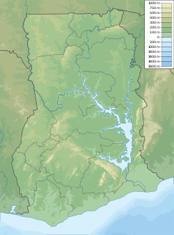 أكرا is located in Ghana