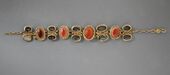 Bracelet; 1st-2nd century AD; gold-mounted crystal and sardonyx; length: 19.69 cm; Los Angeles County Museum of Art (Los Angeles, USA)