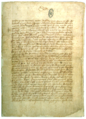 Letter to Manuel I of Portugal by Pero Vaz de Caminha reporting the discovery of Brazil (1 May 1500)