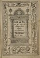 The 1540 Grammatica da Língua Portuguesa com os Mandamentos da Santa Madre Igreja, by João de Barros