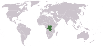 Location of الكونغو