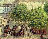 Place du Théâtre Français à Paris, 1898