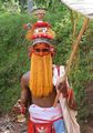 Onappottan, a cultural image of Kerala, related to Onam.