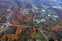 Aerial view of Marcy campus