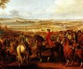 Marshal Maurice de Saxe at the Battle of Lauffeld, 1747