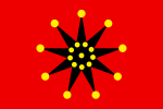 Chinese-Army-Wuhan-Flag-1911-1928 dots19.svg