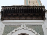 Decoration above the doors.